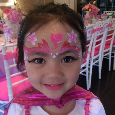 Barbie face 2025 paint
